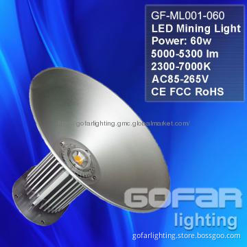 60W LED High Bay Light  IP66  with 90-100lm/W